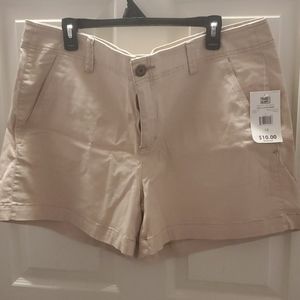 Faded Glory Khaki Shorts